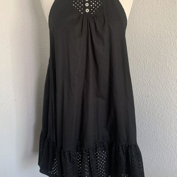 Free People Women's Black Midi Dress. Size S - Picture 5 of 14